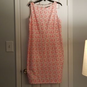 Firm Price***Lace Embroidered Shift Dress